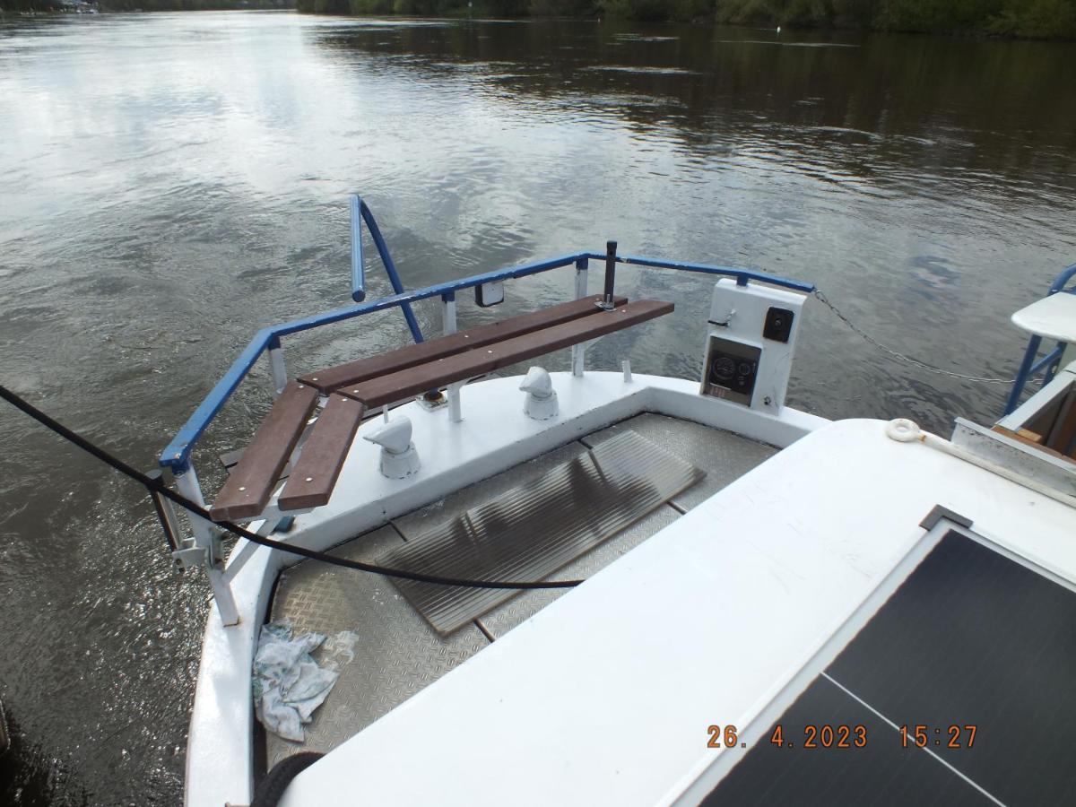 Zouw Hausboat Zakotven -Pouze Ubytovani Roudnice nad Labem Zewnętrze zdjęcie
