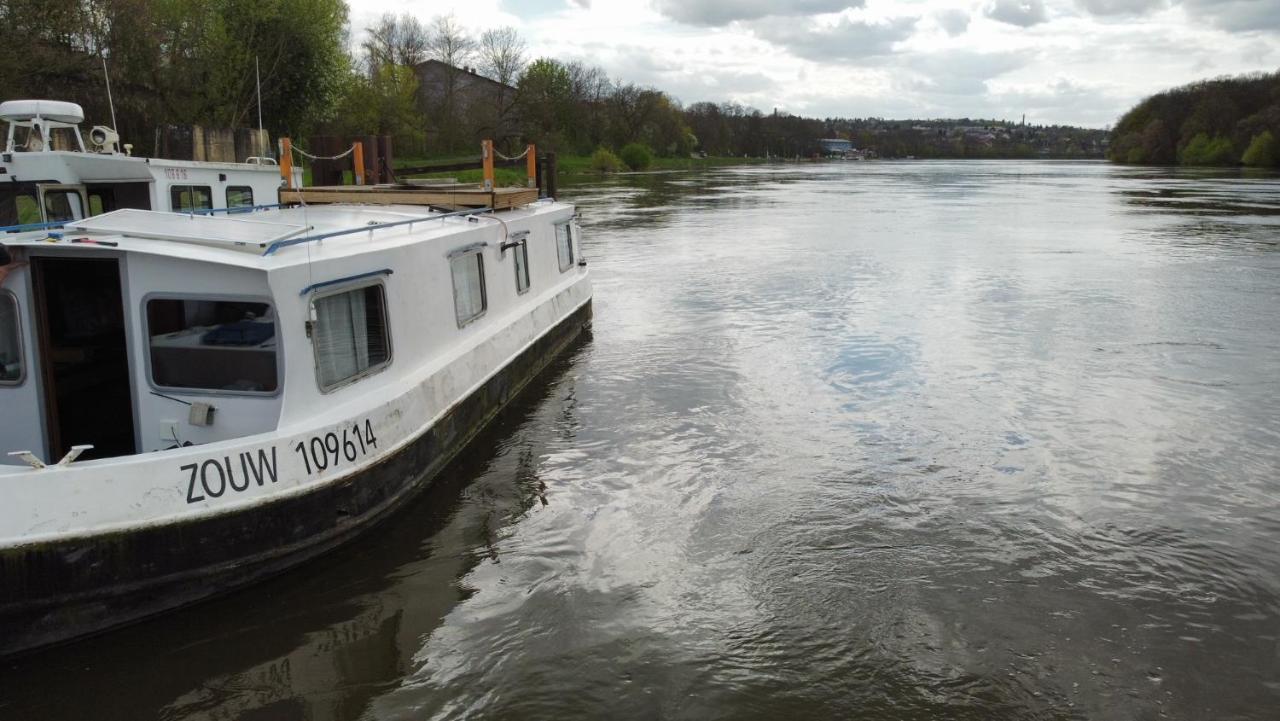 Zouw Hausboat Zakotven -Pouze Ubytovani Roudnice nad Labem Zewnętrze zdjęcie